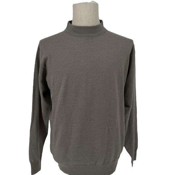 90s Y2K VTG Joseph & Lyman Merino Wool Turtleneck Sweater Men’s M Retro Casual - Picture 1 of 5
